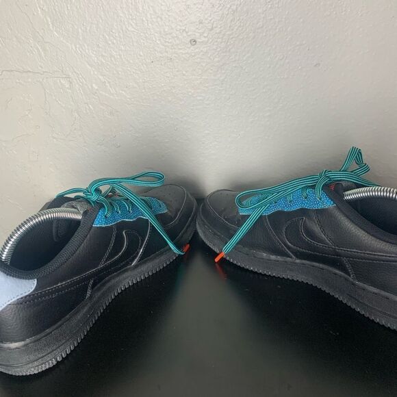 Size 7Y Nike Air Force 1 07 LV8 G8 Black - Picture 5 of 10